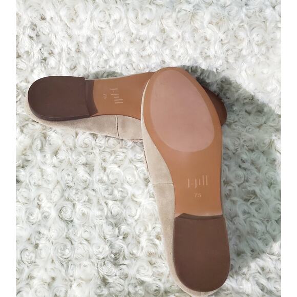 J.Jill Womens New Tan Suede Loafers Size 7.5 Preppy Classic Classy Quality Boho - Picture 5 of 5